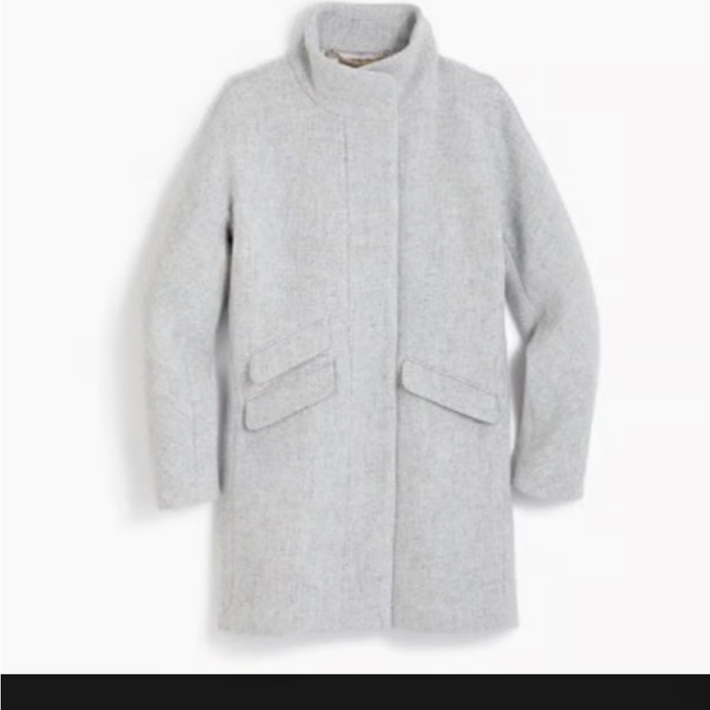 J. Crew Light Gray Trench Coat - Picture 5 of 7